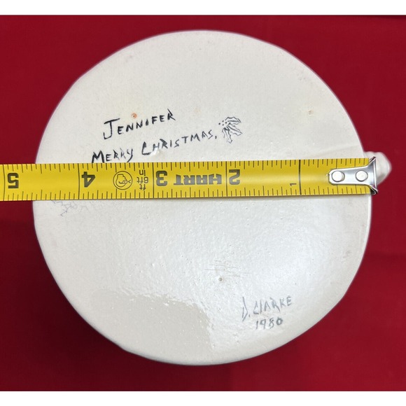 VINTAGE HAND MADE PAINTED STEIN SKIER. *PRE-OWNED*. 1980 - Picture 11 of 12